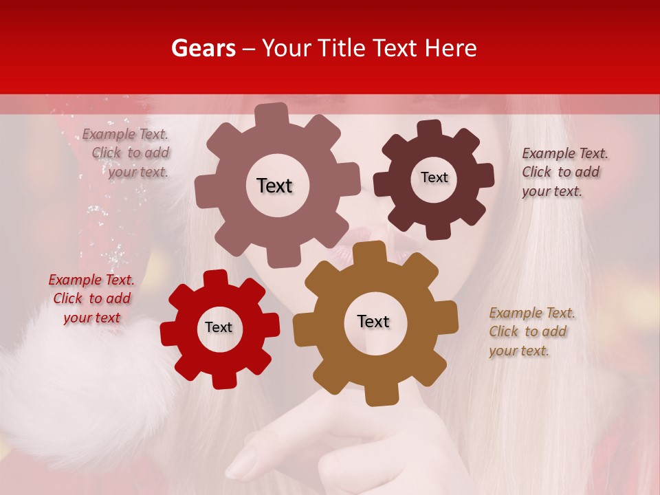 Merry Christmas Attraktive Nichts Verraten PowerPoint Template