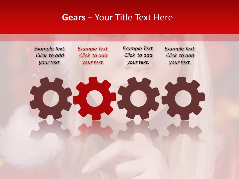 Merry Christmas Attraktive Nichts Verraten PowerPoint Template