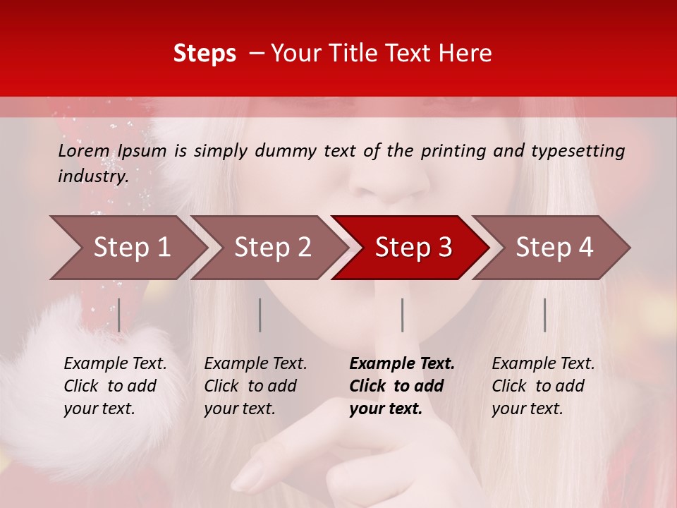 Merry Christmas Attraktive Nichts Verraten PowerPoint Template