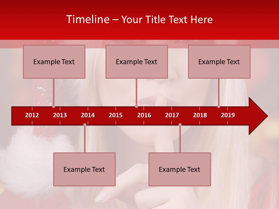 Merry Christmas Attraktive Nichts Verraten PowerPoint Template