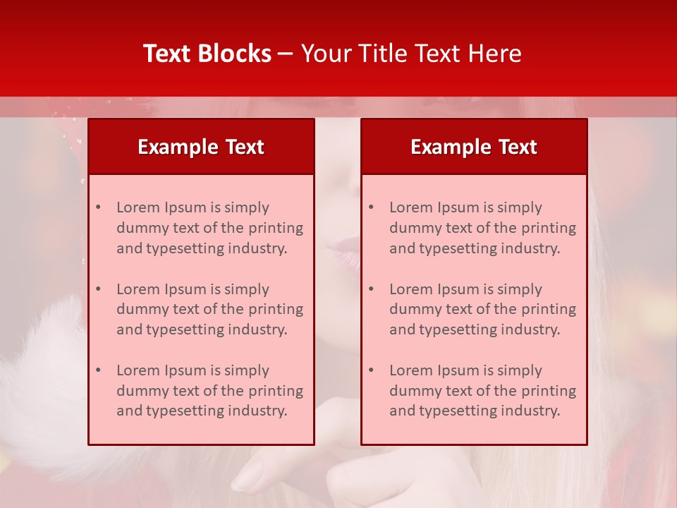 Merry Christmas Attraktive Nichts Verraten PowerPoint Template