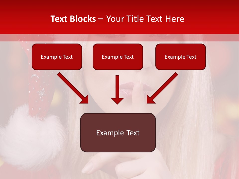 Merry Christmas Attraktive Nichts Verraten PowerPoint Template