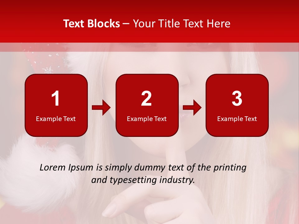 Merry Christmas Attraktive Nichts Verraten PowerPoint Template