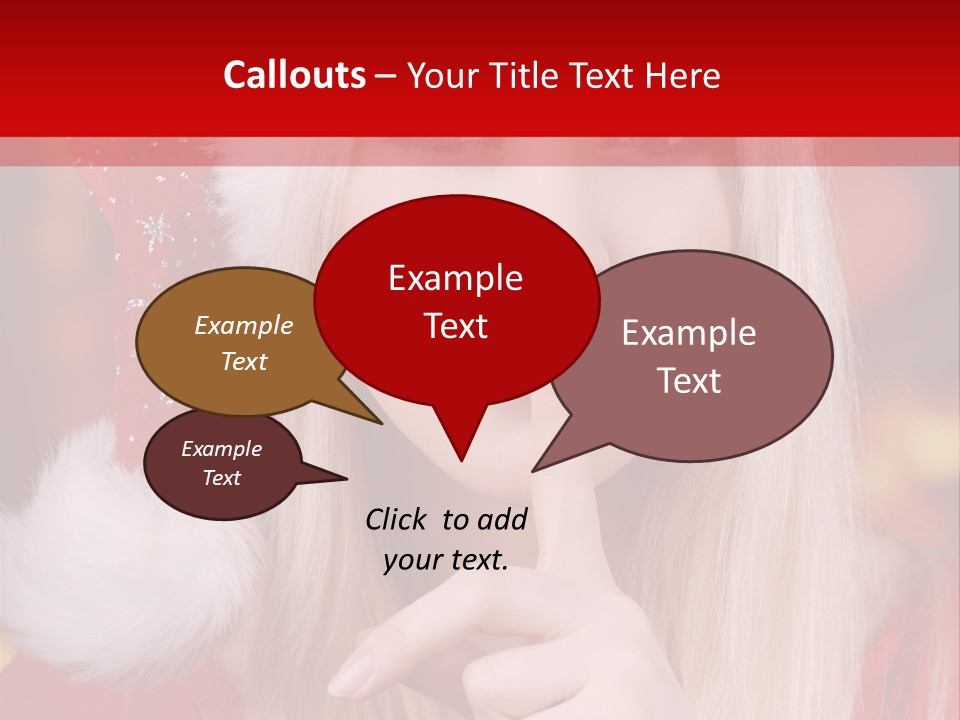 Merry Christmas Attraktive Nichts Verraten PowerPoint Template