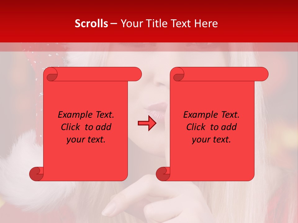 Merry Christmas Attraktive Nichts Verraten PowerPoint Template