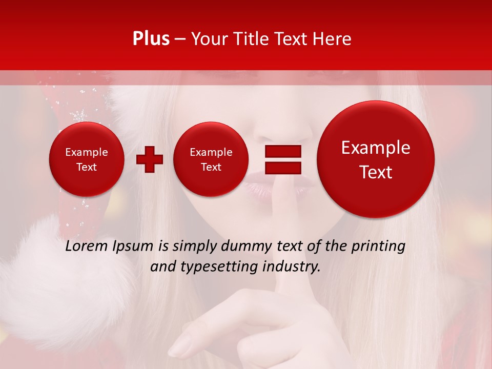 Merry Christmas Attraktive Nichts Verraten PowerPoint Template