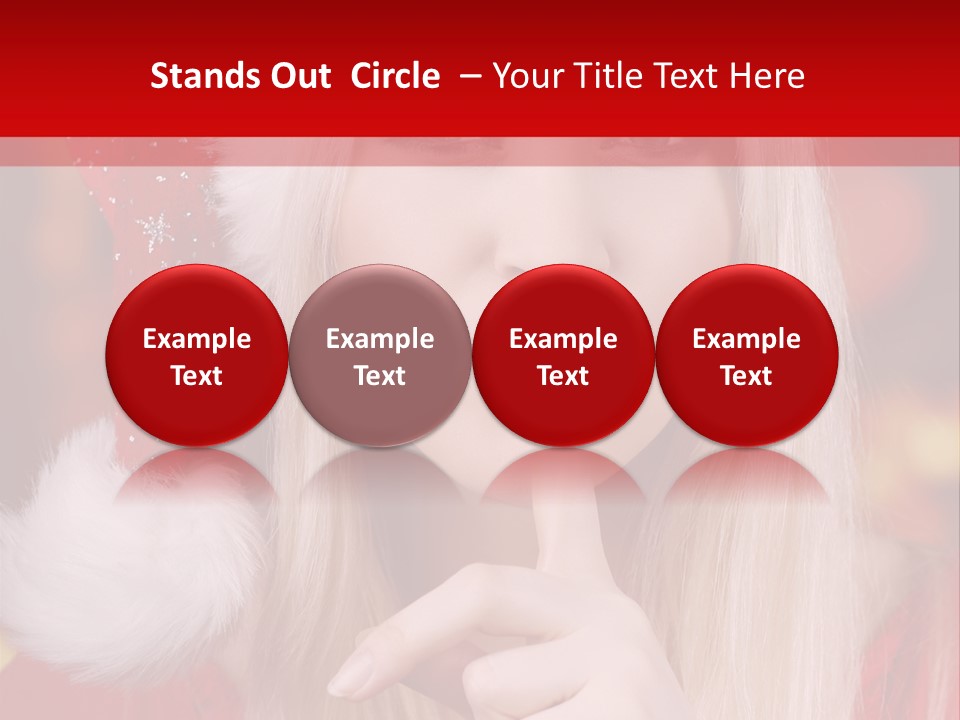 Merry Christmas Attraktive Nichts Verraten PowerPoint Template