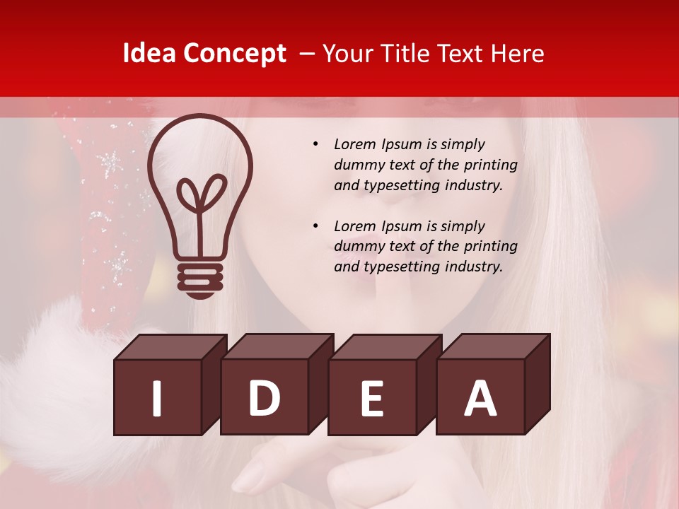 Merry Christmas Attraktive Nichts Verraten PowerPoint Template