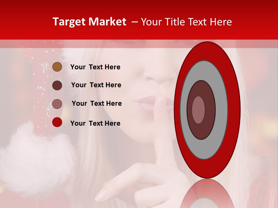 Merry Christmas Attraktive Nichts Verraten PowerPoint Template