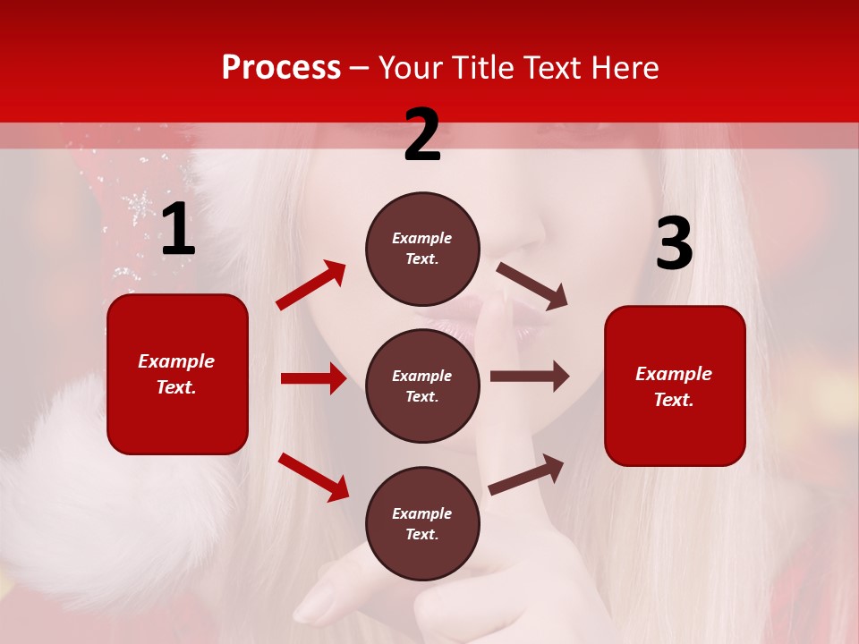 Merry Christmas Attraktive Nichts Verraten PowerPoint Template