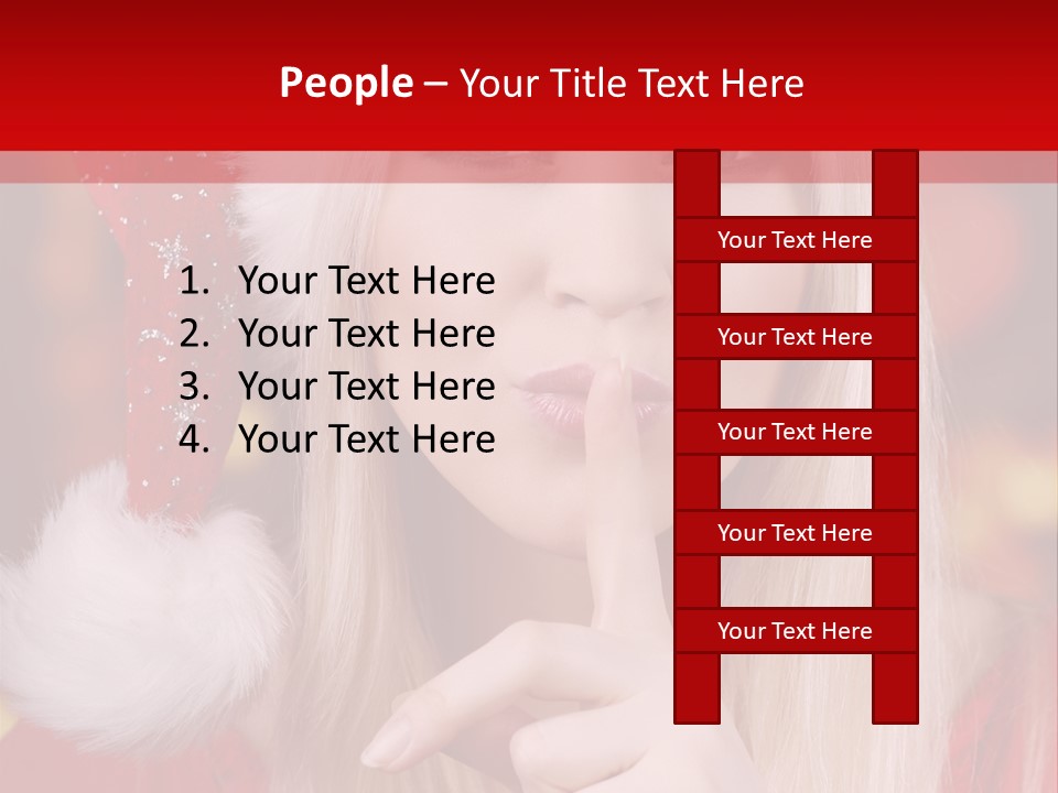 Merry Christmas Attraktive Nichts Verraten PowerPoint Template