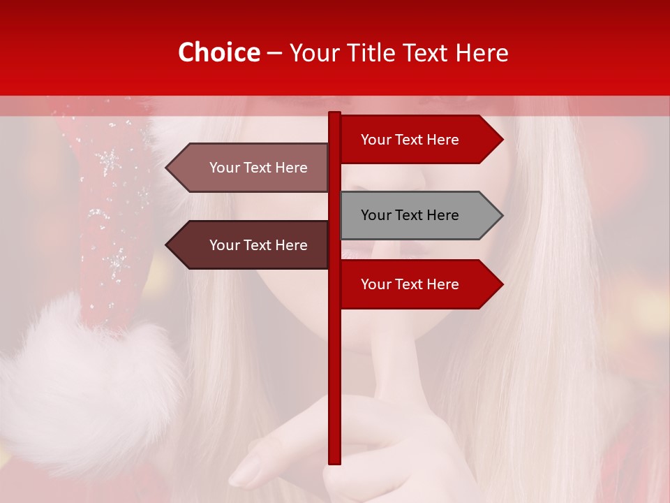 Merry Christmas Attraktive Nichts Verraten PowerPoint Template