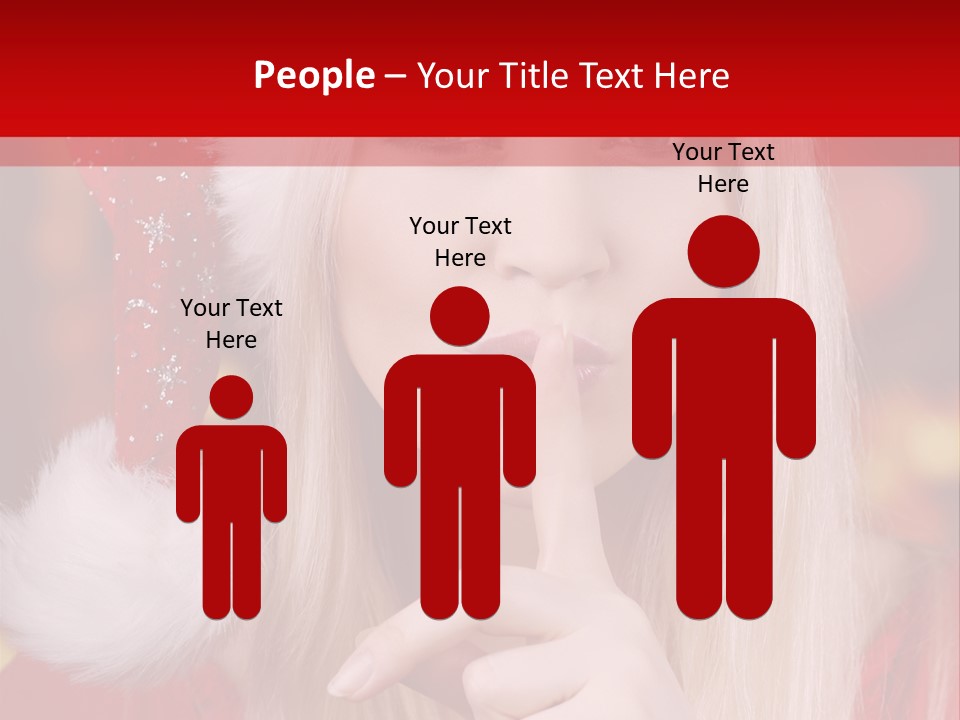 Merry Christmas Attraktive Nichts Verraten PowerPoint Template