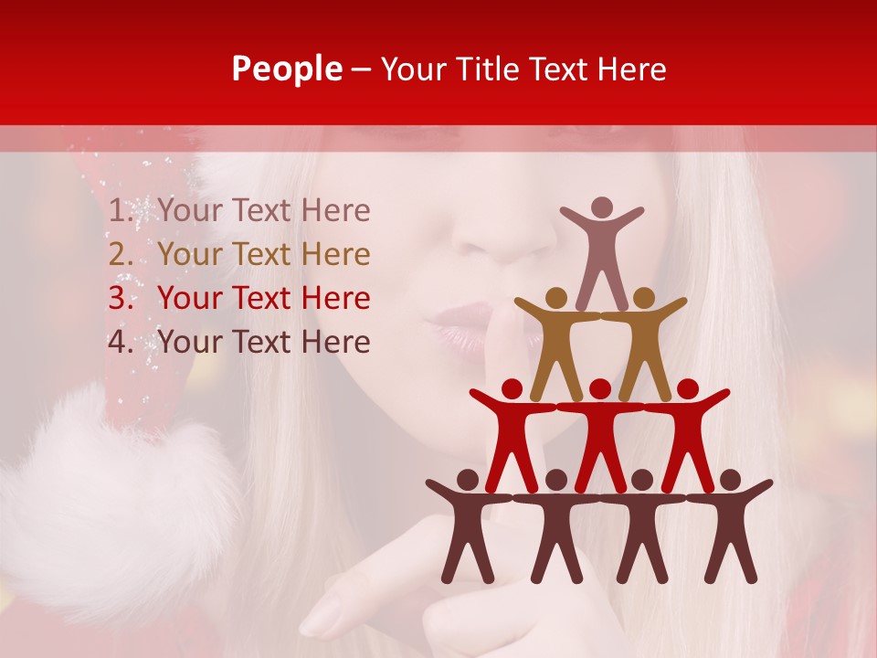 Merry Christmas Attraktive Nichts Verraten PowerPoint Template