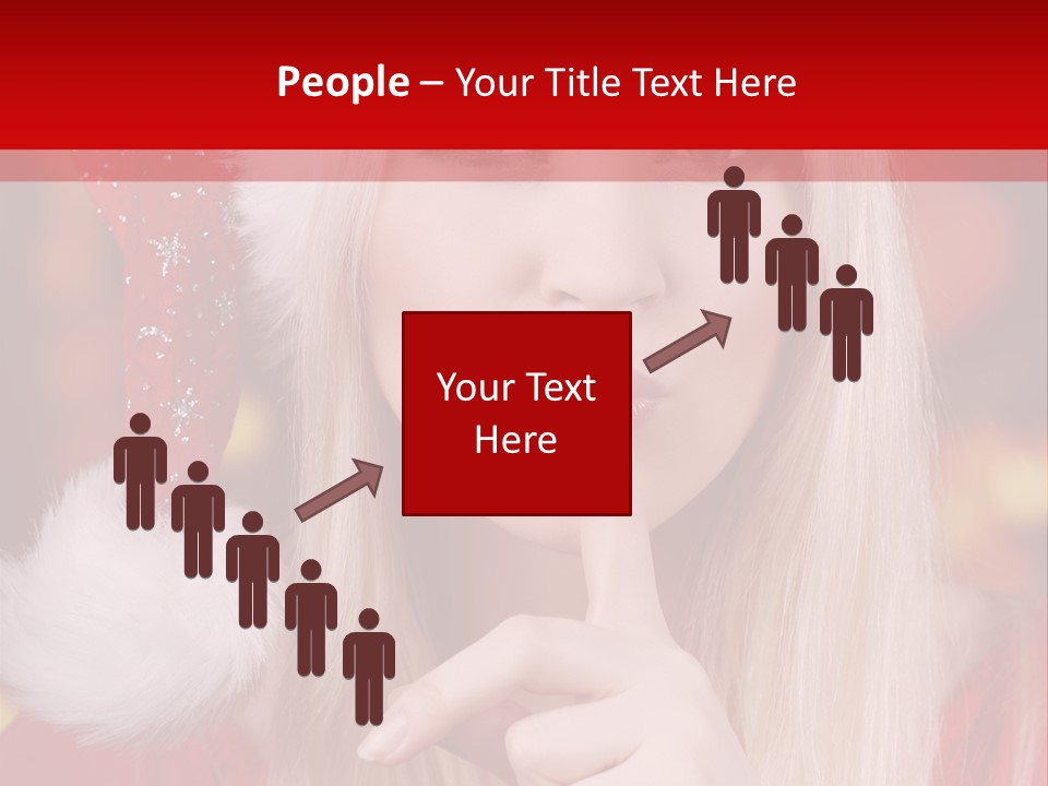 Merry Christmas Attraktive Nichts Verraten PowerPoint Template