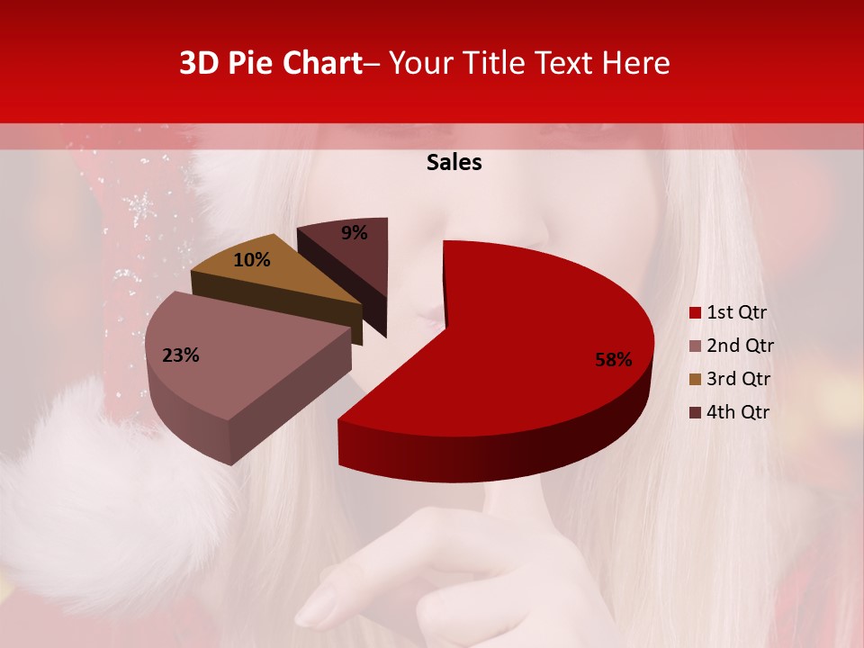 Merry Christmas Attraktive Nichts Verraten PowerPoint Template