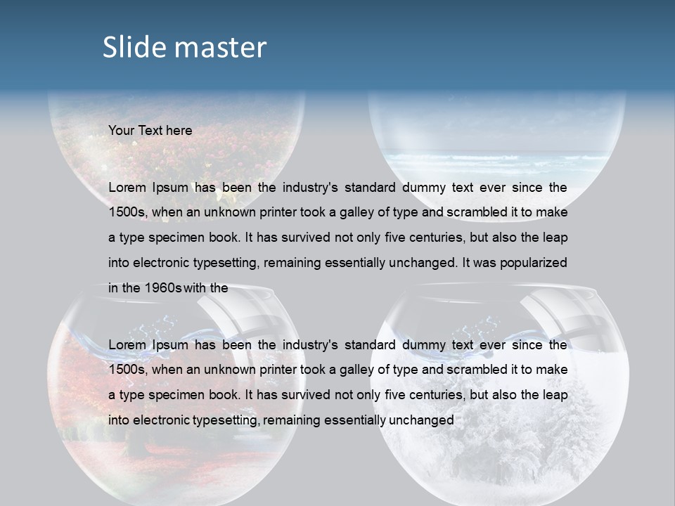 Nature Basic Season PowerPoint Template