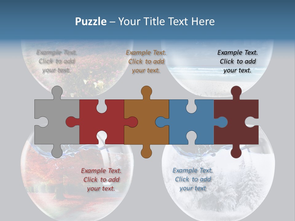 Nature Basic Season PowerPoint Template