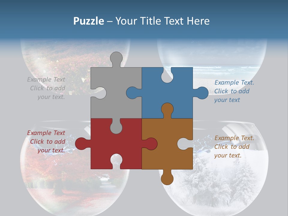 Nature Basic Season PowerPoint Template