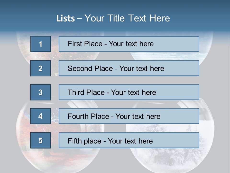 Nature Basic Season PowerPoint Template