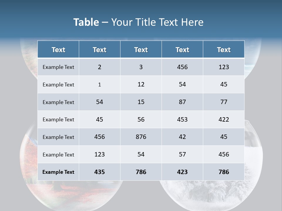 Nature Basic Season PowerPoint Template
