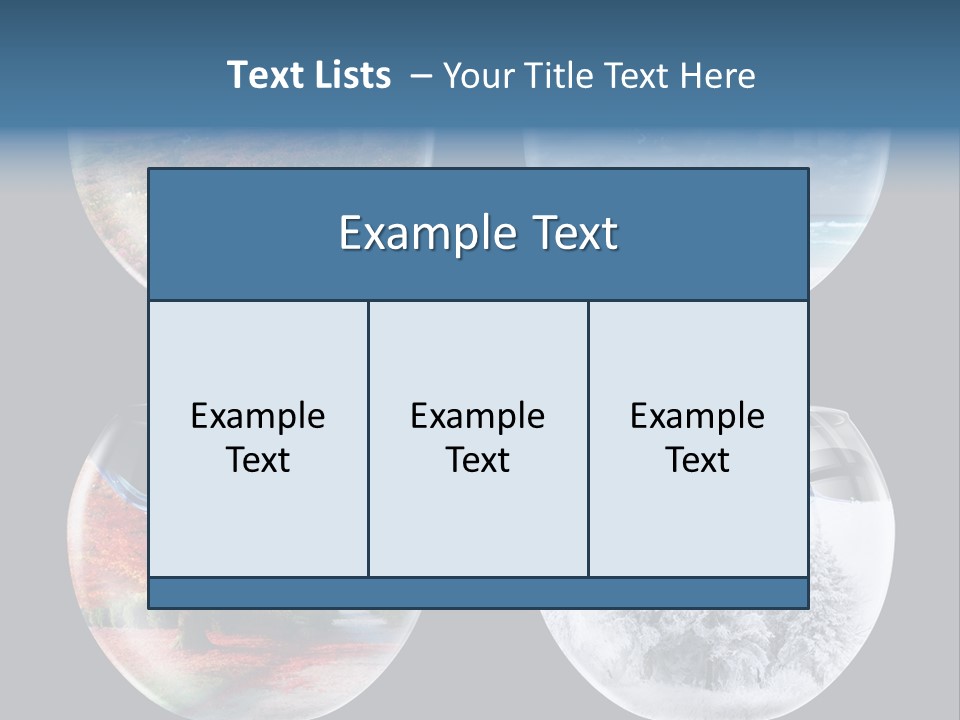 Nature Basic Season PowerPoint Template