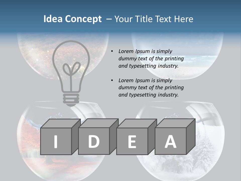 Nature Basic Season PowerPoint Template