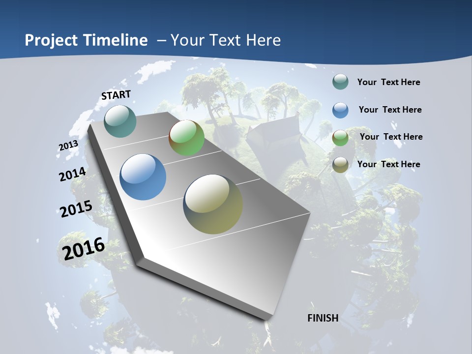 Travel Day Growth PowerPoint Template