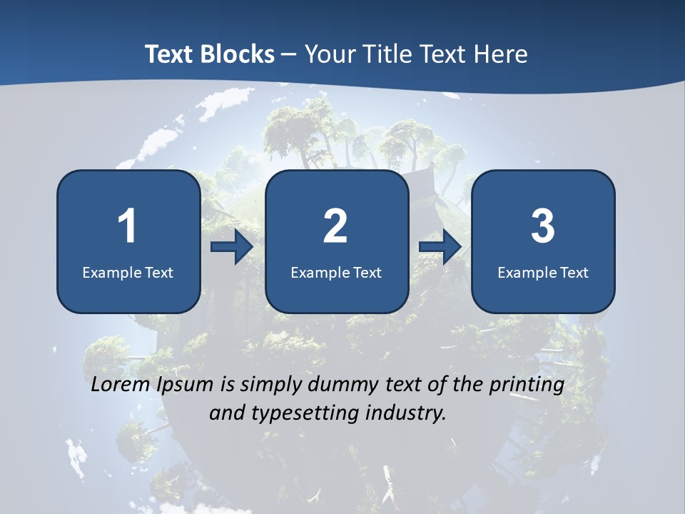 Travel Day Growth PowerPoint Template