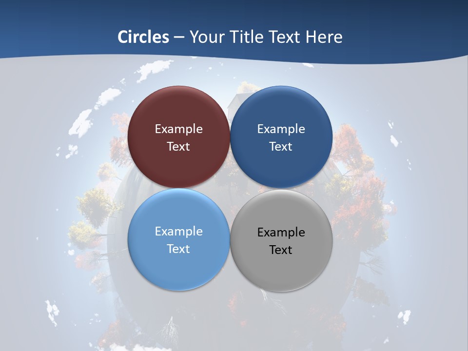 Aerial View Travel Environment PowerPoint Template