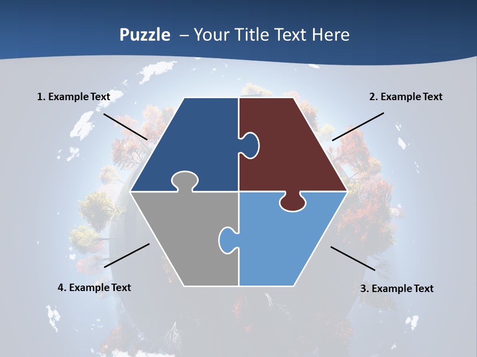 Aerial View Travel Environment PowerPoint Template