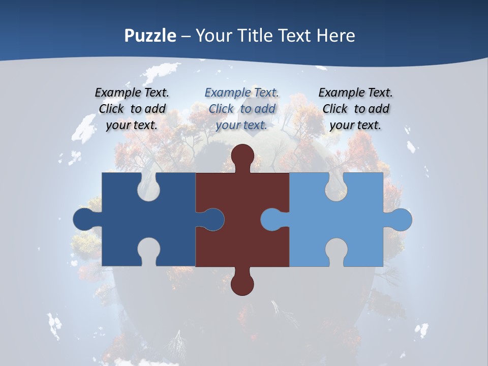 Aerial View Travel Environment PowerPoint Template