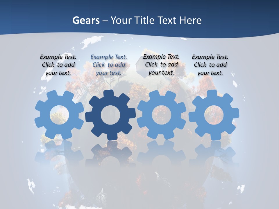 Aerial View Travel Environment PowerPoint Template