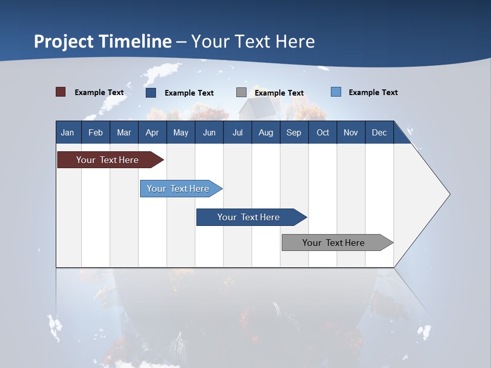 Aerial View Travel Environment PowerPoint Template
