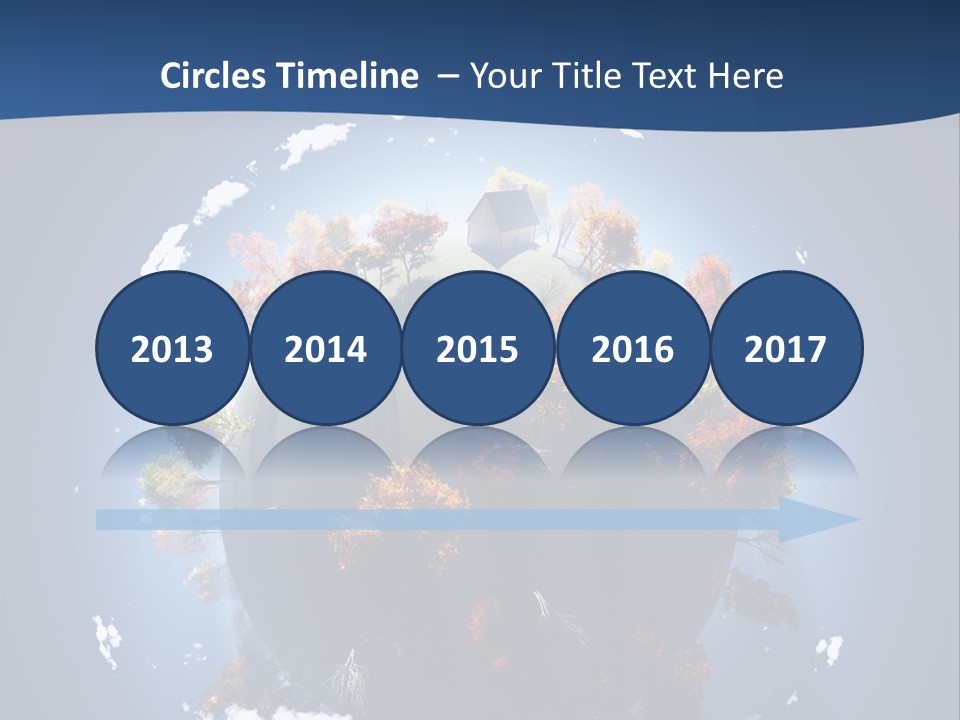 Aerial View Travel Environment PowerPoint Template