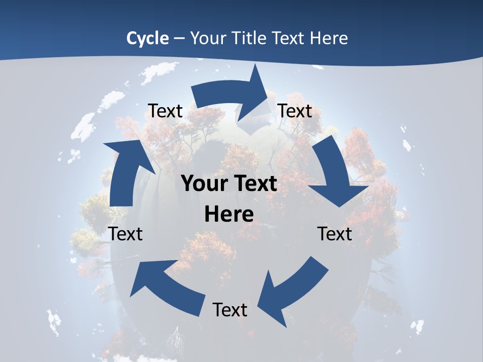 Aerial View Travel Environment PowerPoint Template
