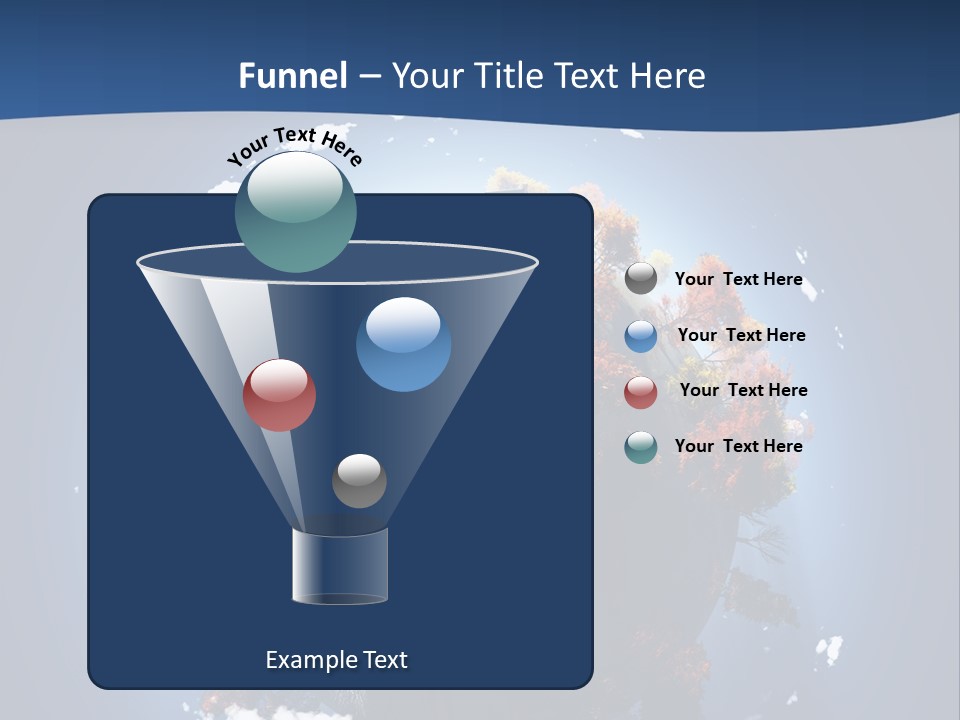 Aerial View Travel Environment PowerPoint Template