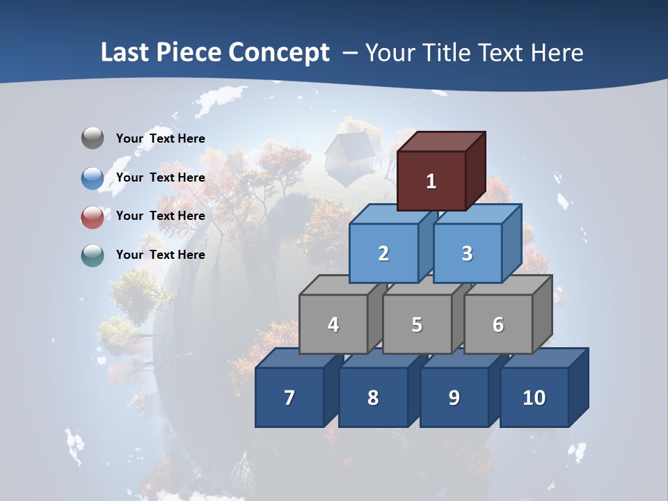 Aerial View Travel Environment PowerPoint Template