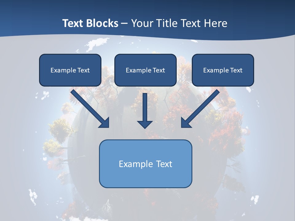 Aerial View Travel Environment PowerPoint Template