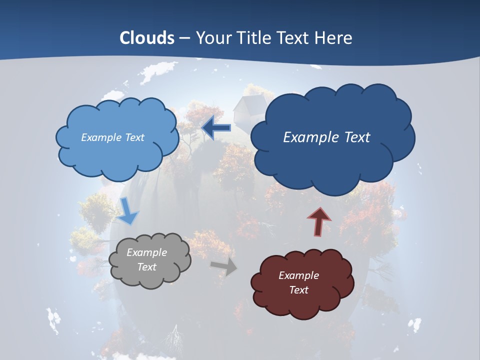 Aerial View Travel Environment PowerPoint Template