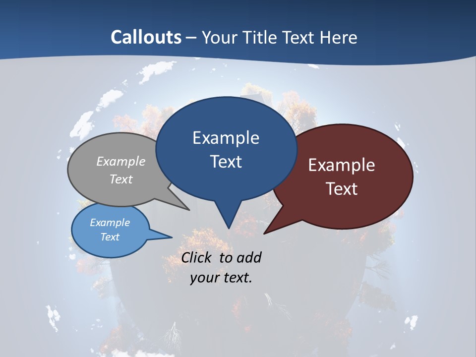 Aerial View Travel Environment PowerPoint Template