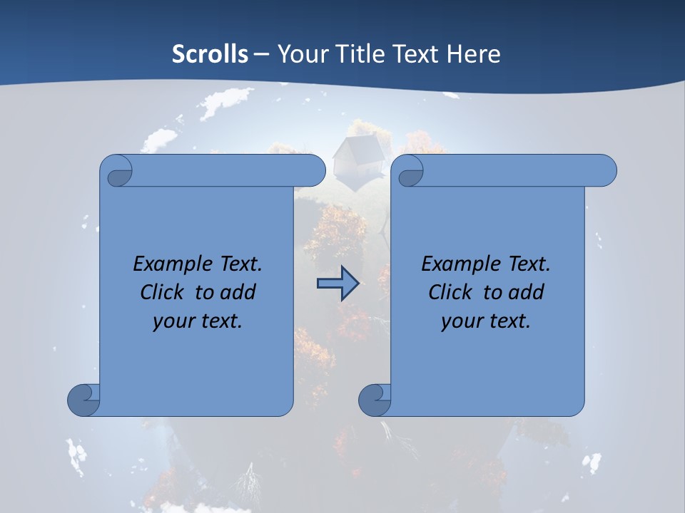 Aerial View Travel Environment PowerPoint Template