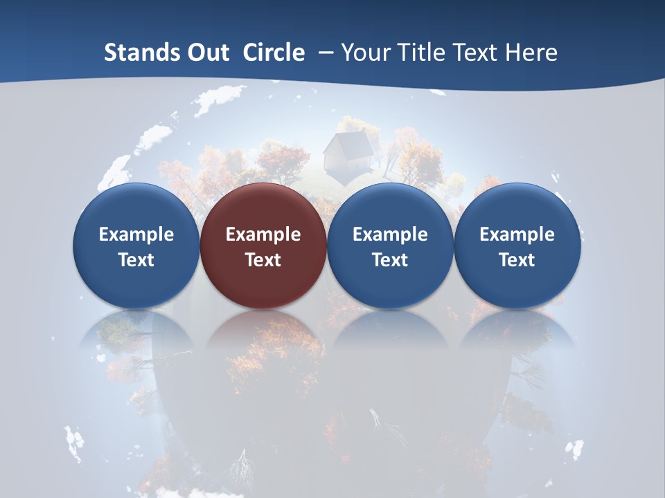 Aerial View Travel Environment PowerPoint Template