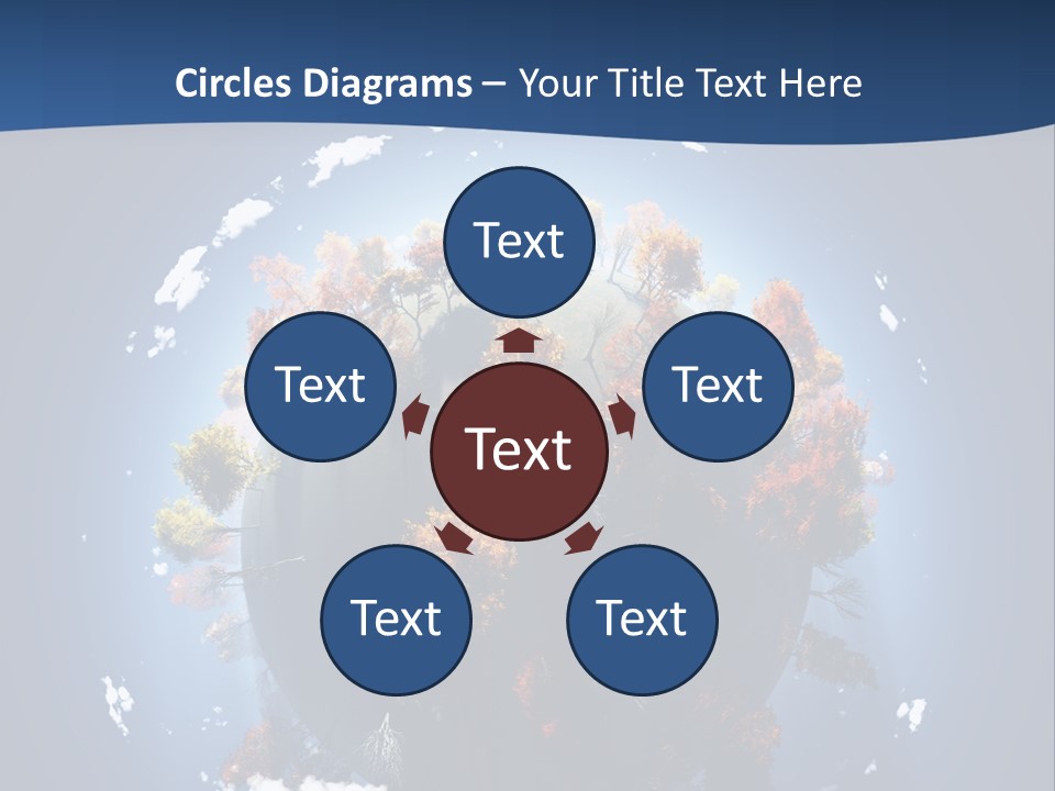 Aerial View Travel Environment PowerPoint Template