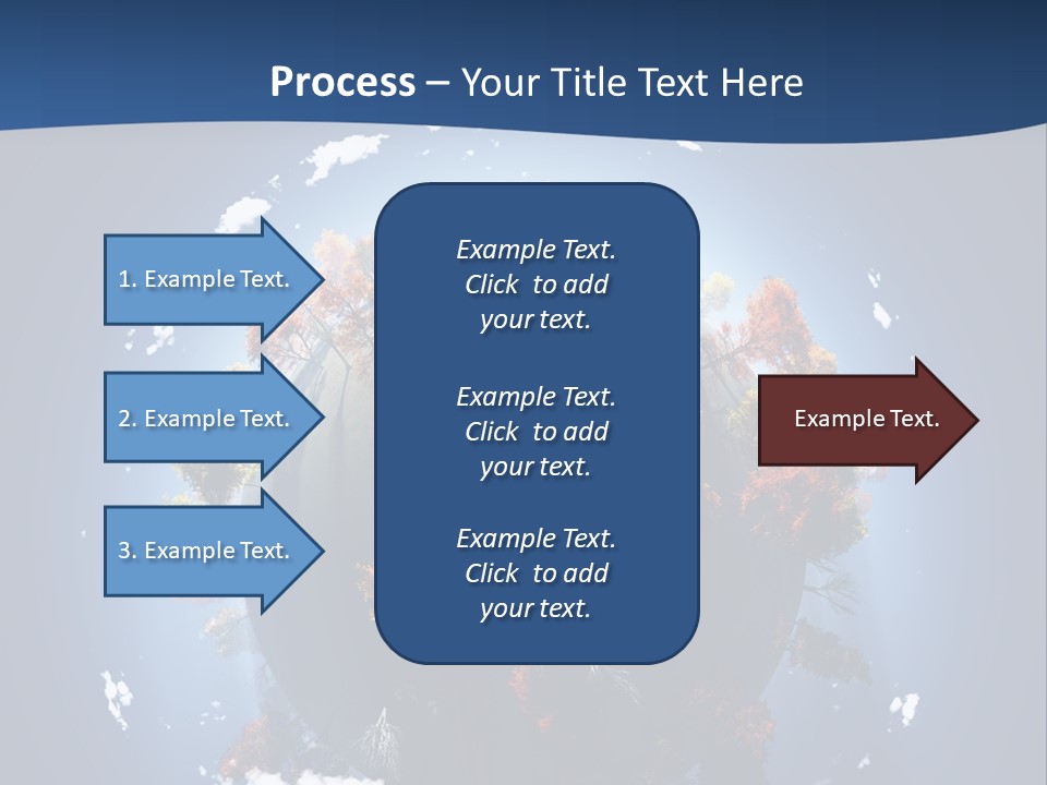 Aerial View Travel Environment PowerPoint Template