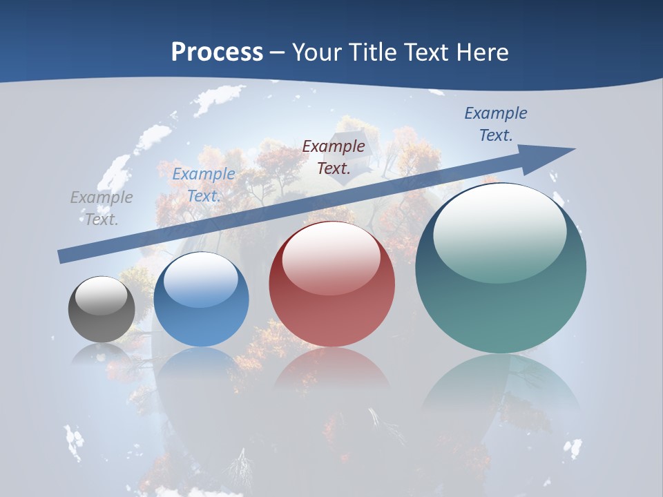Aerial View Travel Environment PowerPoint Template