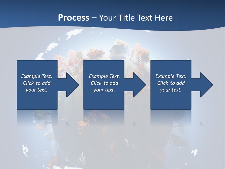 Aerial View Travel Environment PowerPoint Template