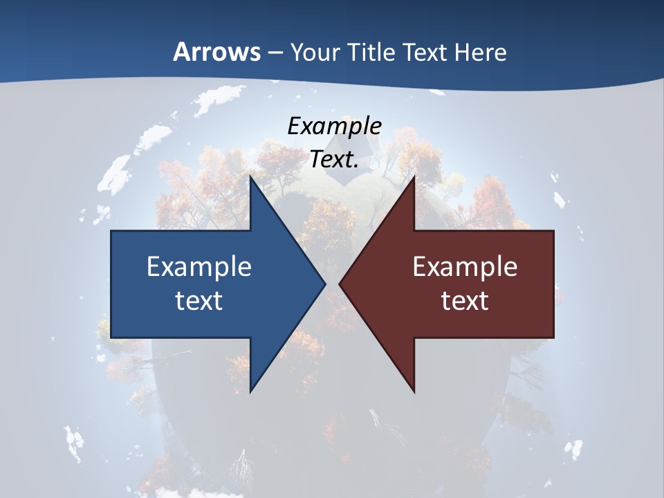 Aerial View Travel Environment PowerPoint Template