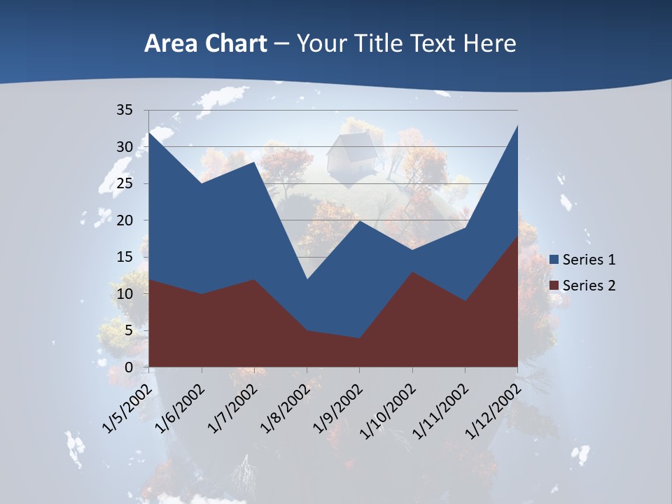 Aerial View Travel Environment PowerPoint Template