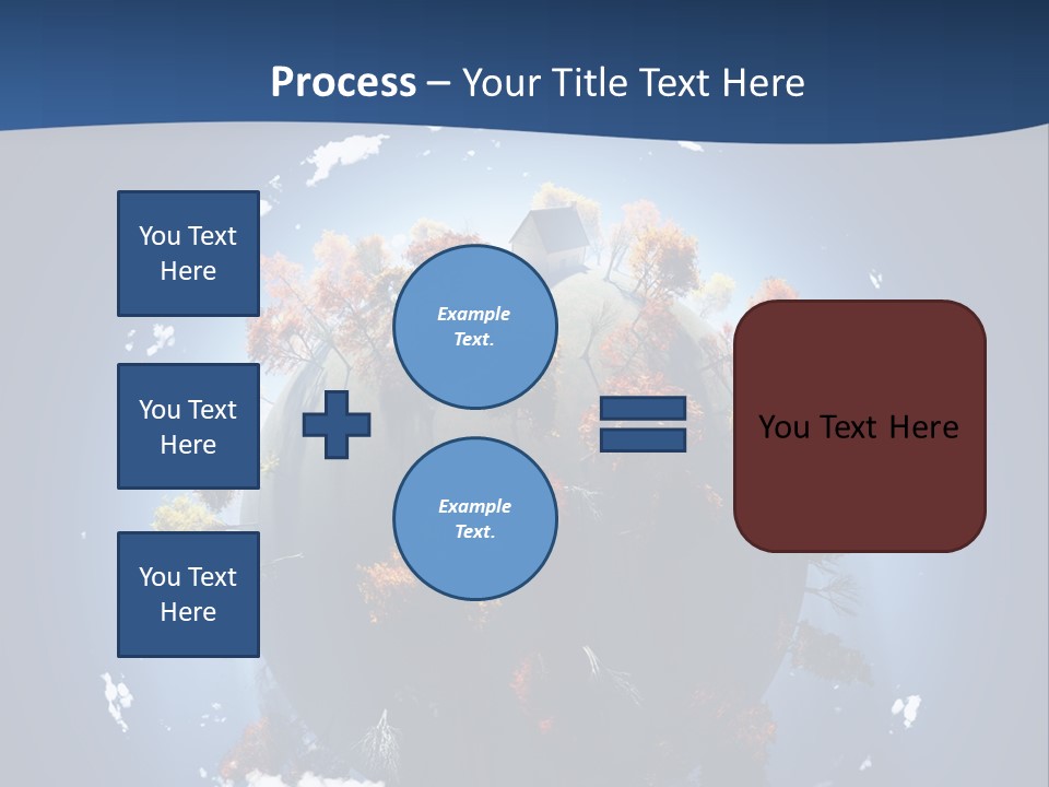 Aerial View Travel Environment PowerPoint Template